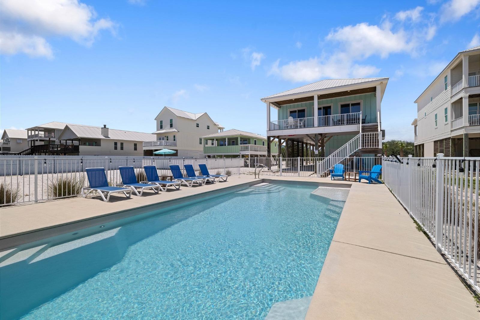 Pool in house in Gulf Shores